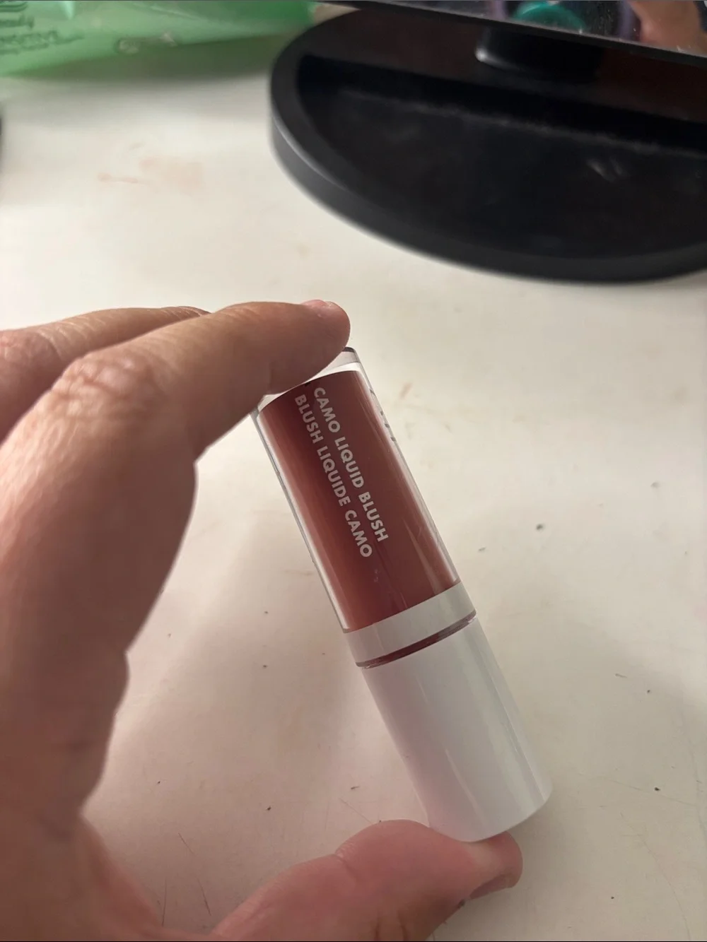 Camo lipstick blush